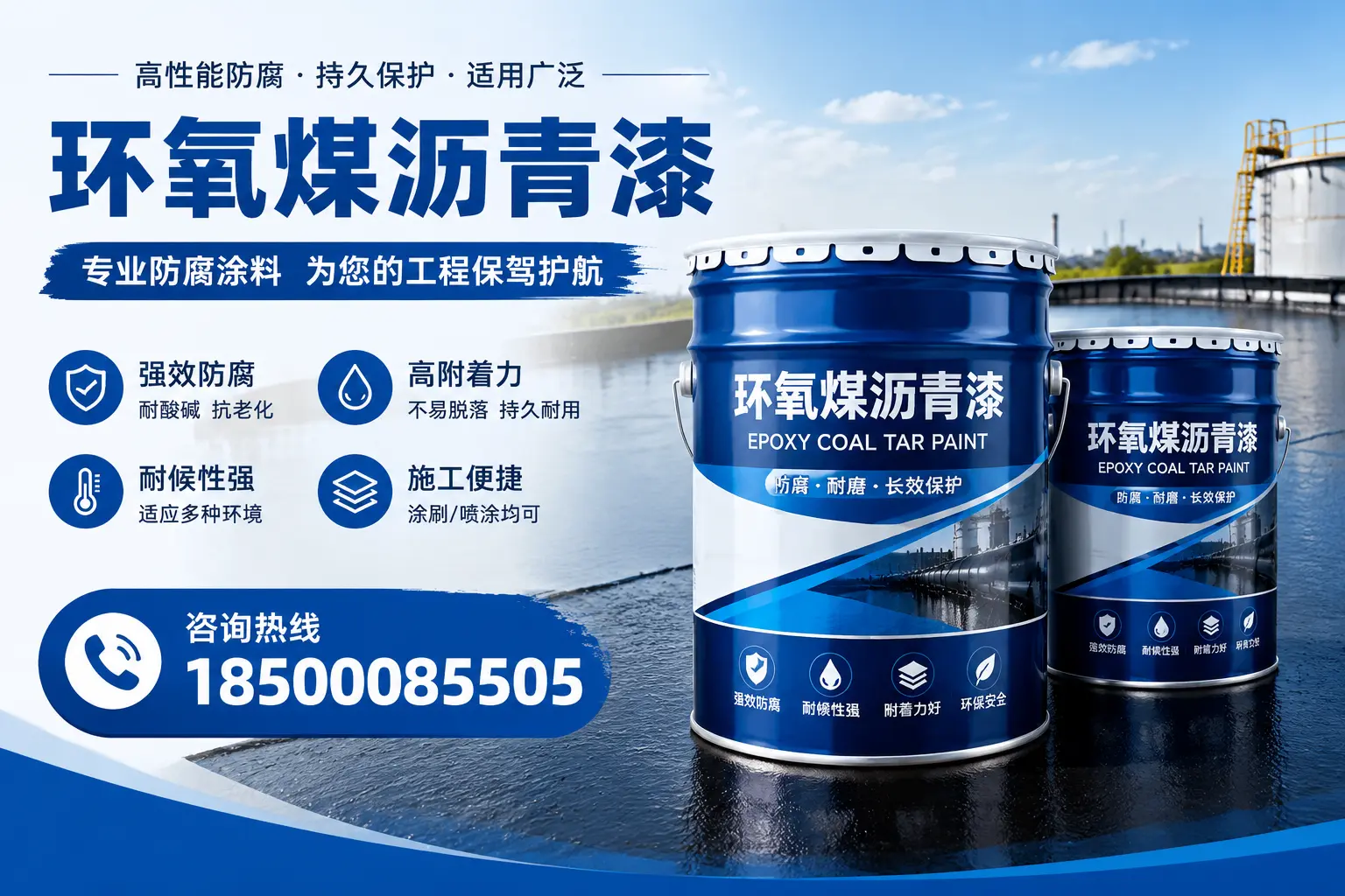 环氧煤沥青漆与其他漆类的比较，龙南用户的选择依据